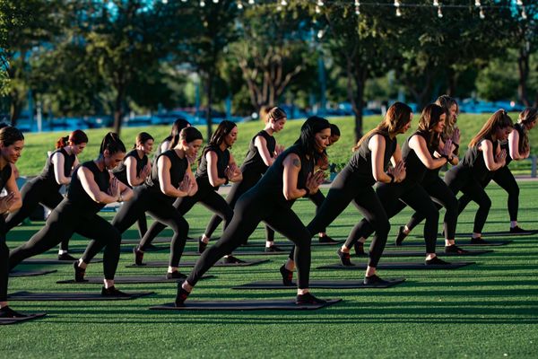 Dancer in a studio portrait session
