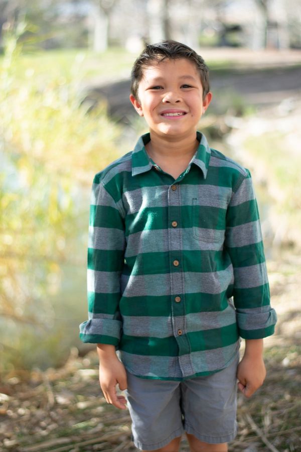 Expectant mother in a flowing gown