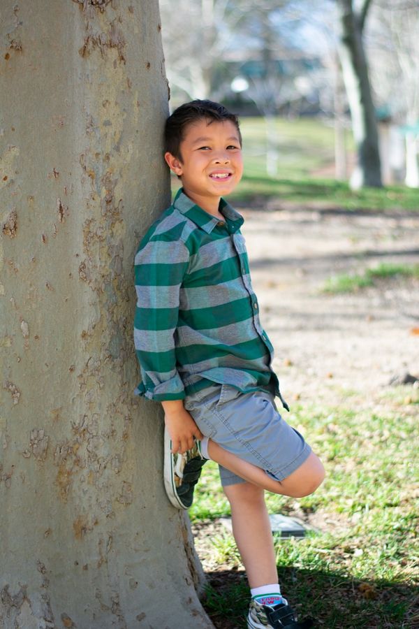 Motherhood portrait in natural light