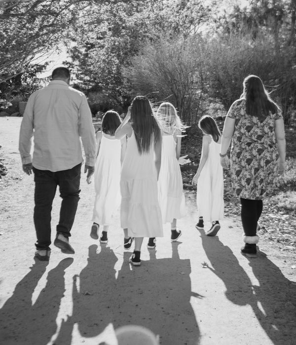 Fox family outdoor portrait session