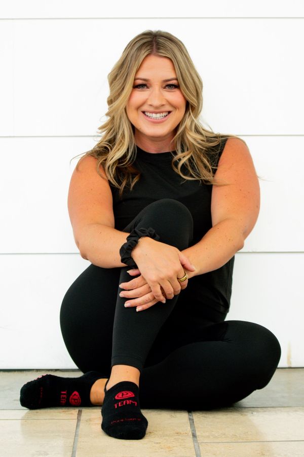 Fitness portrait in a barre studio