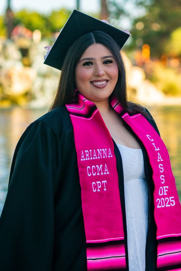 Stylish graduation portrait